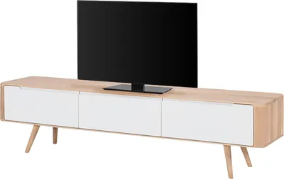 Produktbild von home24 Tv-Lowboard - Wildeiche Teilmassiv