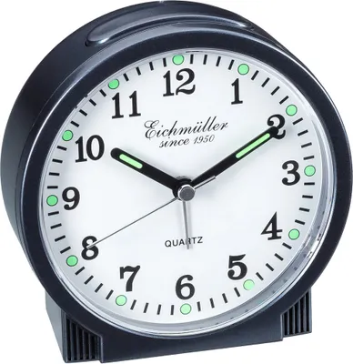 Produktbild von Eichmüller Wecker Weckwiederhohlung grau Quarzwerk Analog Kunststoff