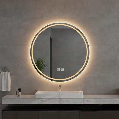 Produktbild von 360Home LED-Spiegel Badezimmer Spiegel Smart Spiegel Anti-Beschlag Spiegel Touch-Control Spiegel 60cm 【YSJY6】