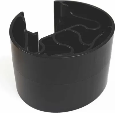 Produktbild von Regalschutz aus Kunststoff für Regalstützen von 100  -  120 mm Schwarz  x  x  - Schwarz - High - density polyethylene (HDPE) - Innenbereich - JOI - 016B