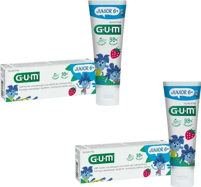 Produktbild von 2x GUM Junior Zahngel 50 ml ( 7 -12 Jahre)
