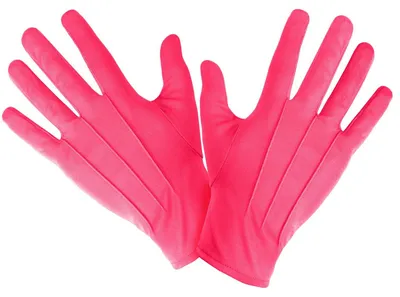 Imagen del producto de Guantes de tela rosa