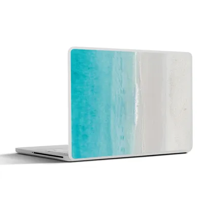 Produktbild von MuchoWow® Laptop Aufkleber Sticker Cover Strand - Meer - Insel 30x21 cm - Sticker für Laptop - Selbstklebend