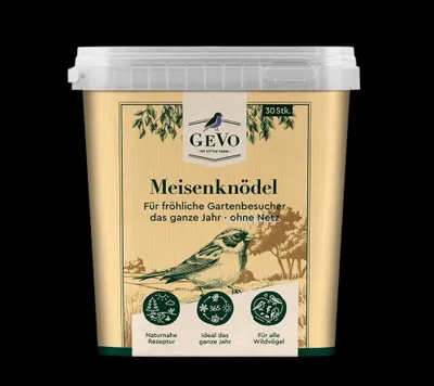 Produktbild von GEVO® Meisenknödel im Eimer ohne Netz - 30 Stück