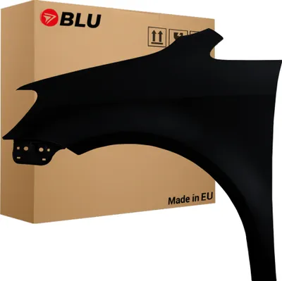 Image de BLU Aile Compatible avec Volkswagen Touran 1T3 LC9X Gauche Schwarz TiefSchwarz | 2010-2015 | Avant | Peint| Prêt à Monter | Acier