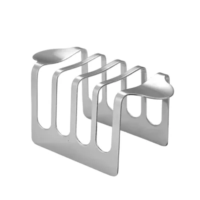 Produktbild von Toasthalter Food Grade Rost-Sof Edelstahl Toast Rack mehrere Scheibenlöcher Laib Stand Gadget Küchenzubehör-C