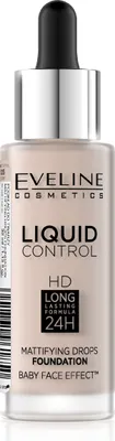 Obrázok produktu pre Eveline Cosmetics Liquid Control Podkład do twarzy z dropperem 005 Ivory, 32 ml