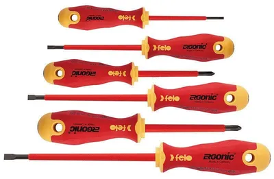 Obrázok produktu pre Sada 6 Skrutkovačov Felo - Ergonic Vde