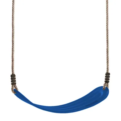 Image de WICKEY FlexRider Accessoires siège de balançoire en plastique pour tour de jeux, portique de balançoire ou portique d'escalade - bleu