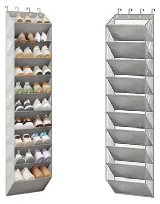 Zdjęcie produktu dla Organizer na buty 10-poziomowy na drzwi - Na 20 par butów