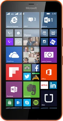 Produktbild von Microsoft Lumia 640 XL Dual-SIM Windows 8.1 8GB Smartphone orange (ohne Branding) - DE Ware