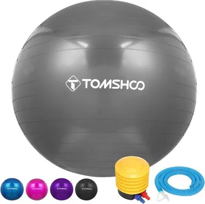 Produktbild von Famanu Stabilitätsball für Pilates und Yoga mit Luftpumpe - Verschiedene Größen
