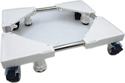 Produktbild von Winzwon Waschmaschinen Untergestell 300 kg Sockel Verstellbare Sockel Trockner Gefrierschrank Einstellbare Breite 41,5-65,5 cm Höhe 10-12 cm