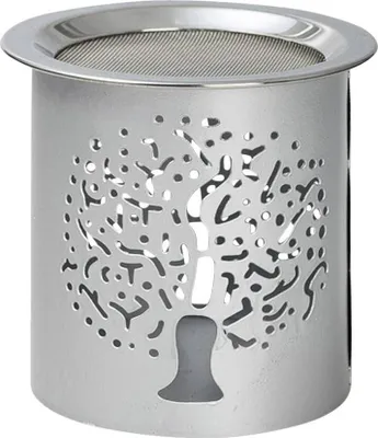 Produktbild von Räucherstövchen Eisen Silber Matt H 8cm Betriebsart Teelicht Sieb Für Weihrauch