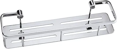 Produktbild von BYTRO Seifenkorb Messing Chrom poliert 110x400x75 mm für Bad & WC >> zum Bohren