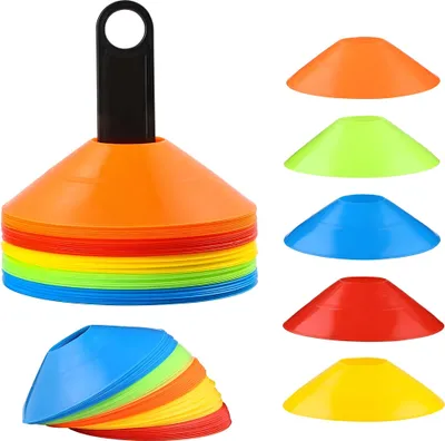 Immagine prodotto di Trainingskegel Pilzplatten Set Kegel 50 Pezzi Flessibile