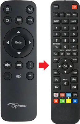 Produktbild von Fernbedienung geeignet für OPTOMA ML1080ST | UHD3200A | UHD3500A