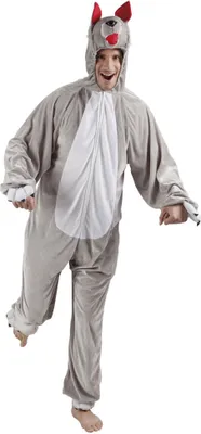 Produktbild von B88038-195 Wolfs Overall Kostüm Damen Herren Gr.bis max. 195 cm Körpergröße
