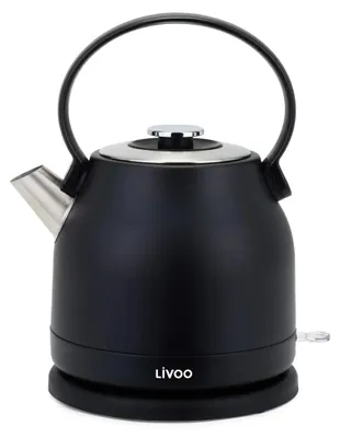 Obrázok produktu pre Livoo DOD202N, 1,5 L, 2200 W, Čierna, Nerezová oceľ, Zabezpečenie proti prehriatiu, Bezšnúrový