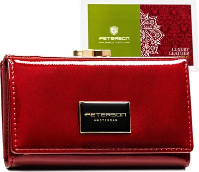 Produktbild von Damen Ledergeldbörse PTN PH23-1-SAF-1932 ROT
