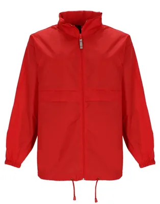 Produktbild von FRIESEN Friesennerz Uni Windbreaker "Moin von 8ern!" - Windjacke Regenjacke Fahrradjacke in Rot Größe M