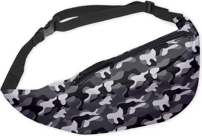 Produktbild von Modische Gürteltasche Sporttasche Bauchtasche mit Reissverschluss Hüfttasche Turnfarbe Moro