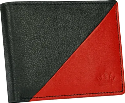 Produktbild von Geldbörse Herren Portemonnaie Echt Leder Börse Querformat Geldbeutel Schwarz RFID-Schutz MANZA®