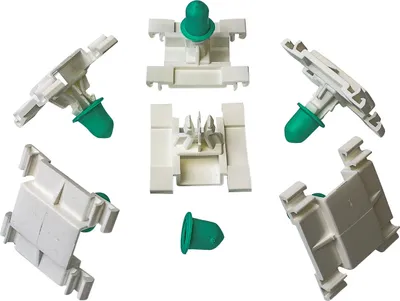 Image de 5x Clip de fixation de moulure avec douille pour VW Golf 3, Variant | 1H0853585B