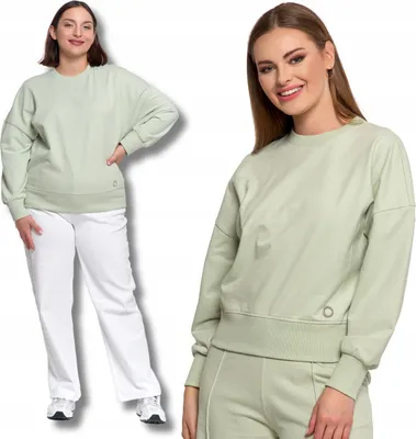 Imagen del producto de Moraj | Blusa clásica para mujer - Verde - Talla 3XL - Sin capucha - Se pone por la cabeza