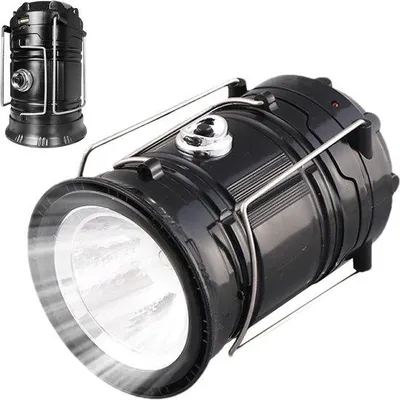 Obrázok produktu pre Elektrická kempingová lampa, prenosná turistická baterka s 3 režimami, zavesiteľná, určená na vonkajšie použitie.