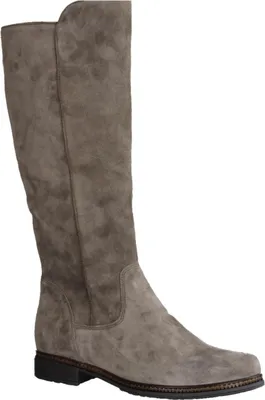 Produktbild von Gabor 7467918 Damenstiefel, Langschaftstiefel, Reiterstiefel, Leder, Beige - Damenschuhe Bequeme Stiefel / Stiefeletten, Braun, leder (dreamvelour), absatzhöhe: 20 mm
