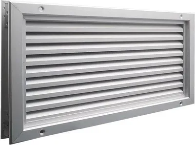 Zdjęcie produktu dla Aluminiowa kratka wentylacyjna do drzwi 400 x 200 mm