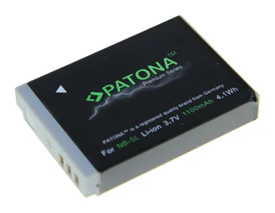 Produktbild von PATONA 1208, 1100 mAh, 3,7 V, Lithium-Ion (Li-Ion)