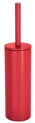 Produktbild von Spirella WC Bürste Klobürste Toilettenbürste „Akira“ mit hygienischem Behälter Rot