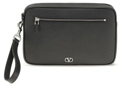 Image de Valentino Garavani sac à main en cuir de veau noir 9Y2P0AN8UAG_0NO