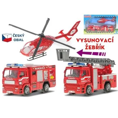 Produktbild von Feuerwehrauto mit Hubschrauber