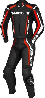 Produktbild von IXS Sport RS-800 1.0 2-Teiler Motorrad Lederkombi, schwarz/rot/weiß, Long 98