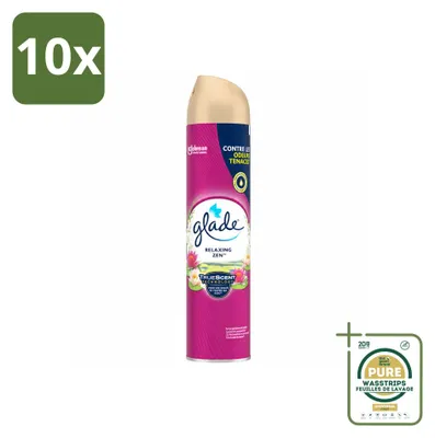 Obrázek produktu pro 10 kusů osvěžovače vzduchu Glade Relaxing Zen - 300 ml - balení