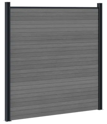 Produktbild von Zaunelement WPC und Aluminium Grau