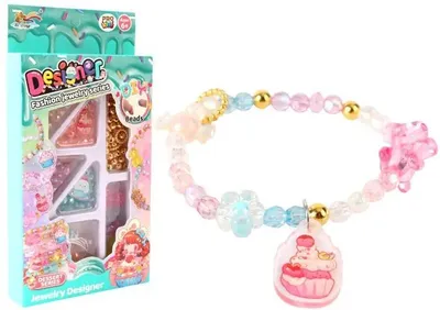 Image de Kit Créatif Bijoux Enfant - Bracelet Gourmand Pastel & Charms