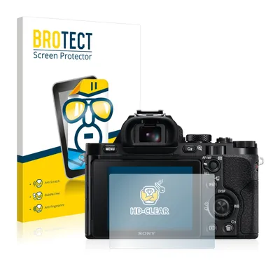 Produktbild von 2x Für Sony Alpha 7R (ILCE-7R) Schutzfolie BROTECT Displayschutz Display Schutz Folie Klar Transparent