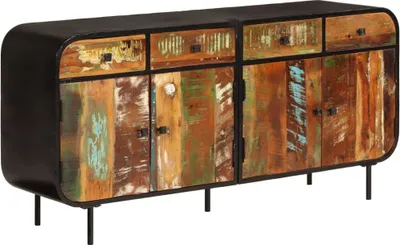 Obrázok produktu pre vidaXL Príborník 140x35x70 cm Masívne staré drevo a kov