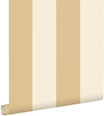 Immagine prodotto di ESTAhome carta da parati strisce beige e giallo ocra 50 x 900 cm