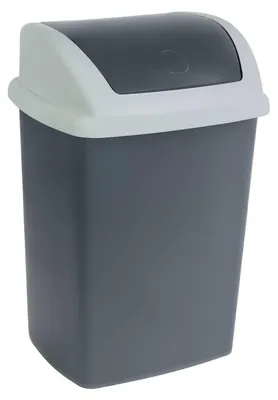 Produktbild von MAUL Abfalleimer MAULswing 24 l Kunststoff 27 x 33 x 59 cm dunkelgrau