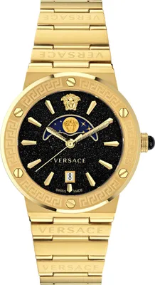 Produktbild von Versace - VE7G00323 - Armbanduhr - Damen - Quarz - Greca Logo Moonphase