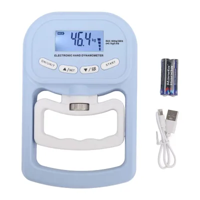 Obrázok produktu pre Tréner sily úchopu, vysoko presný digitálny LCD displej, elektronický ručný dynamometer 396 libier na športový tréning
