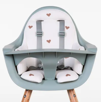 Produktbild von Childhome Sitzverkleinerer Evolu Hochstuhl verschiedene Varianten Design Komfort, Farbe:Jersey - Herz