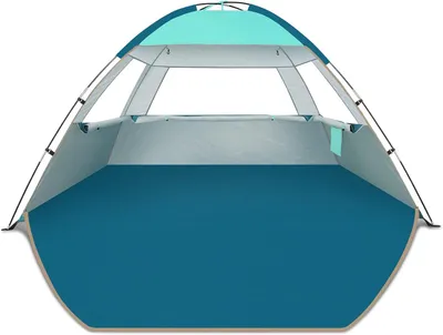 Produktbild von Strandmuschel 220x150x120 cm, 3-4 Personen, UPF 50+, Veranda, für Strand