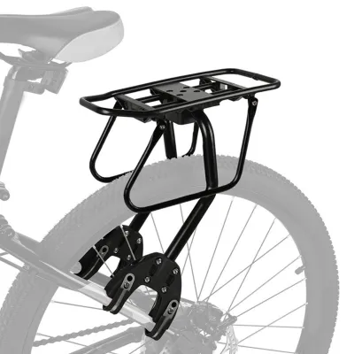 Produktbild von Gepäckträger aus Aluminium für Fahrräder, Schnellverschluss-Tourengepäckträger für Mountainbikes und Rennräder