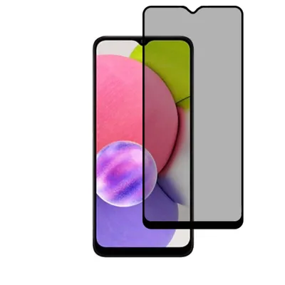 Immagine prodotto di Smartphonica Privacy full cover per Samsung Galaxy A03s protezione dello schermo in vetro temperato con angoli arrotondati